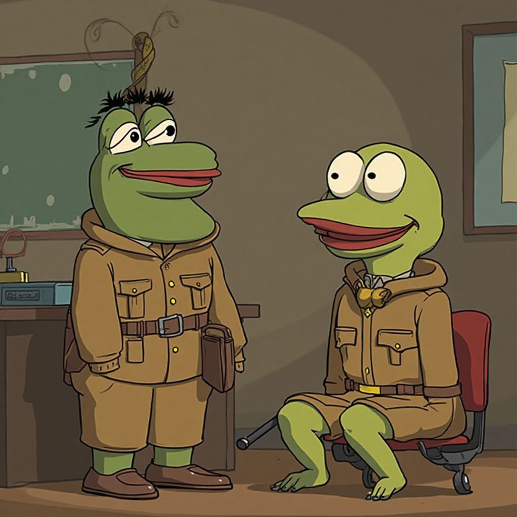 Sgt. Pepe and Frens, the first-ever meme-native animated sit
